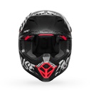 Bell Moto-9S Flex Fasthouse Flex Crew MX Helmet Matte Black/White