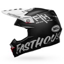 Bell Moto-9S Flex Fasthouse Flex Crew MX Helmet Matte Black/White