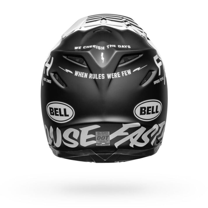 Bell Moto-9S Flex Fasthouse Flex Crew MX Helmet Matte Black/White