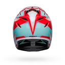 Bell Moto-9S Flex Tagger Edge MX Helmet White/Aqua