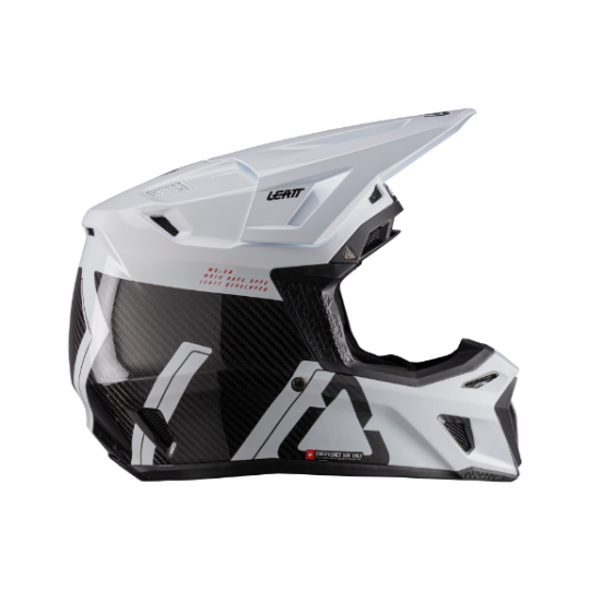Leatt Moto 9.5 V26 MX Helmet Kit Carbon/White