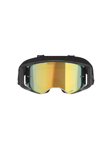 Alpinestars Supertech Vista Goggles Black Mirror Gold