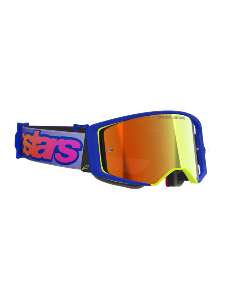 Alpinestars Supertech Vista Goggles Blue/Yellow/Purple Mirror Red