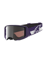 Alpinestars Goggles Supertech Hunta Purple/White Mirror Silver
