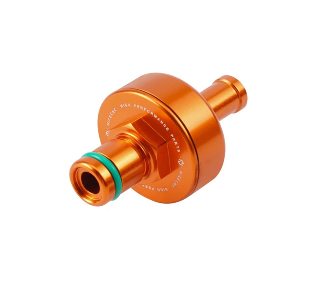 Enduro-Pro Quick Disconnect Inline Fuel Filter Orange