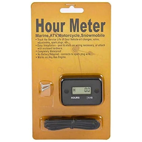 Inductive Hour Meter Black