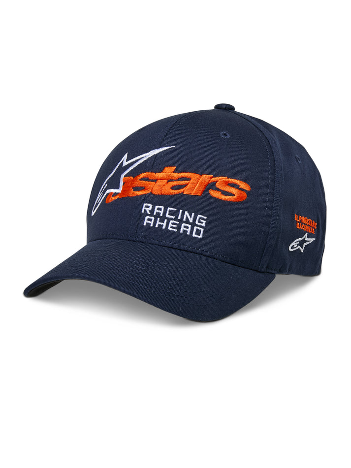 Alpinestars Entitled Curve Bill Flex Cap Navy/Orange