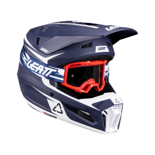 Leatt MX Helmet Moto 3.5 V26 Kit Blue