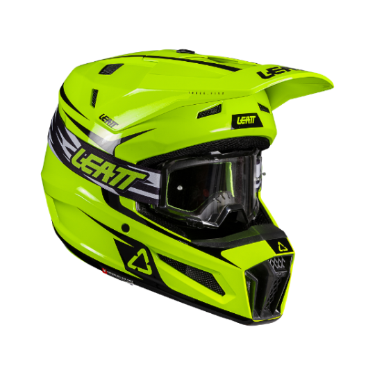 Leatt MX Helmet Kit Moto 3.5 V26 Neon Yellow
