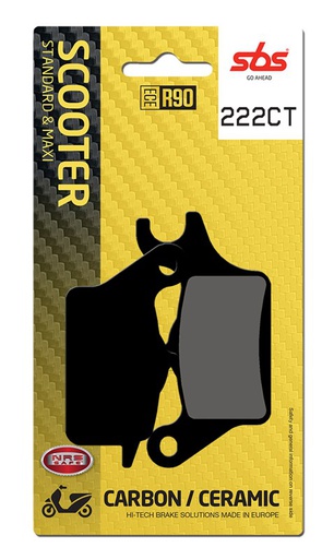 [SBS-222CT] SBS Brake Pad FA655 Scooter Carbon
