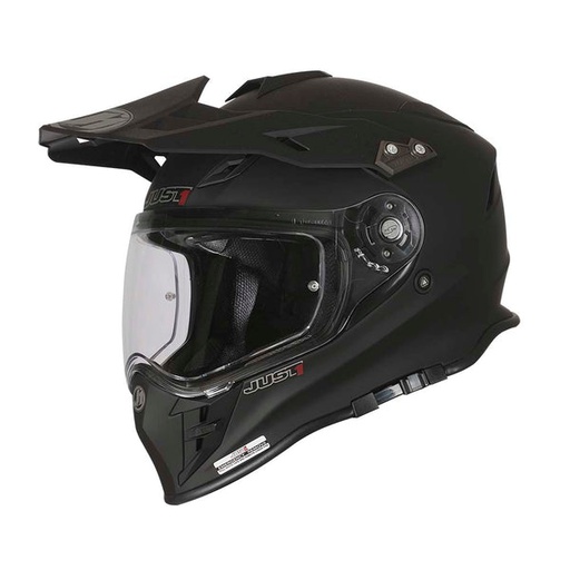 [J1-607005120100005] Just1 J34 Pro Tour Adventure Helmet Solid Black (XL)