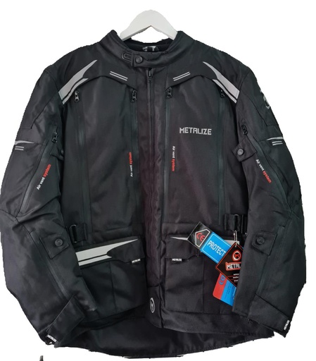 [MET-MTZ440V2JBK] Metalize 440 V2 Textile Jacket Black