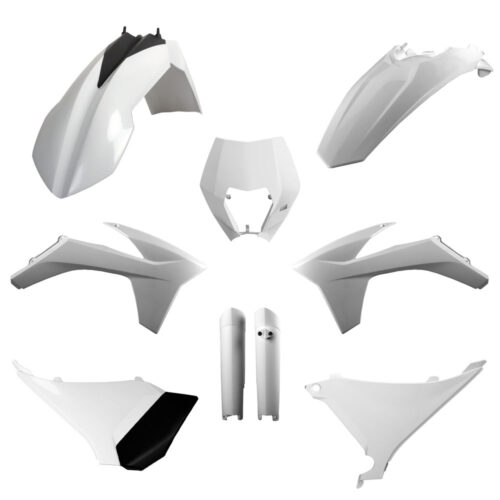 [POL-91461] Polisport Plastic Kit KTM EXC/EXC-F/XCW/XCW-F '12-13 White