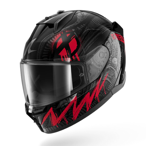 [SRK-SHDSKWAL3SHIEVKAR] Shark D-Skwal 3 Full Face Helmet Shiever KAR