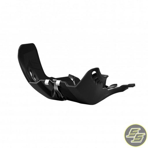 [POL-8471700001] Polisport Fortress Skid Plate KTM SX|EXC Husq TC|TE &#39;20 Black