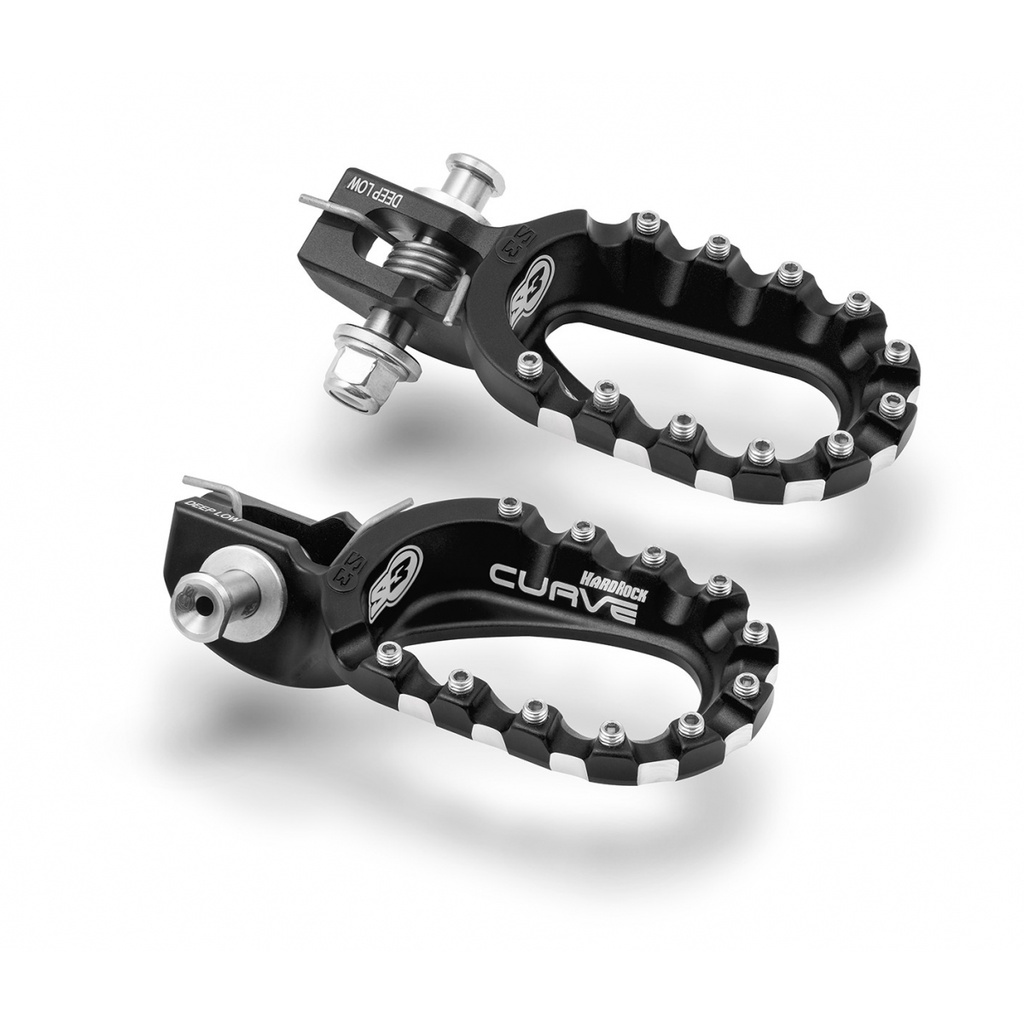 S3 Hardrock Alu Footpegs KTM|Husky|GasGas '17-21 Std Black