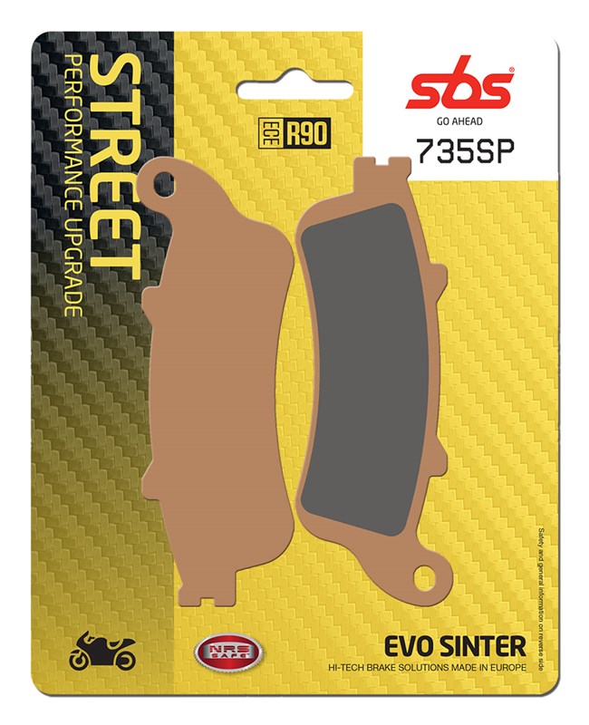 SBS Brake Pad FA261 Street Evo Sinter Front