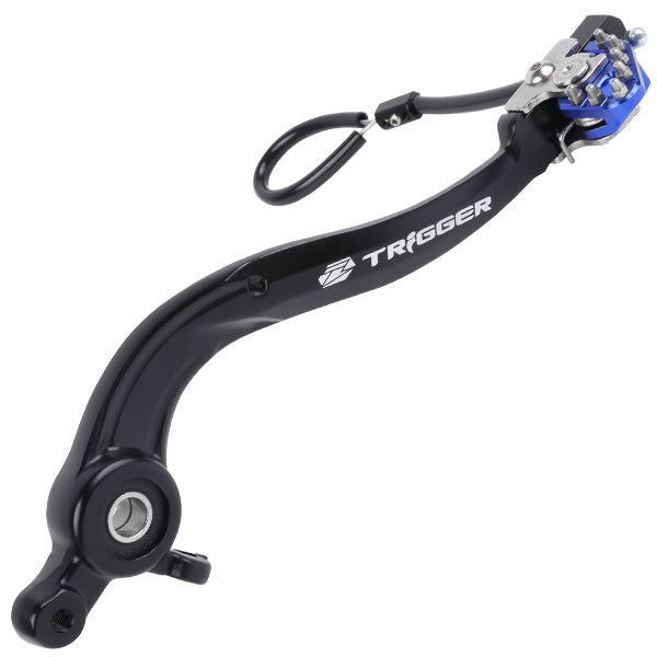 Zeta Trigger Brake Pedal Yamaha YZ250 '05-22 Blue