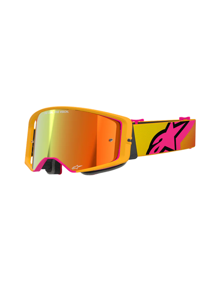 Alpinestars Goggles Supertech Corp Yellow/Pink Mirror Red