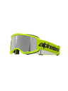 Alpinestars Goggles Vision 3 Wordmark Flou Yellow Mirror Silver