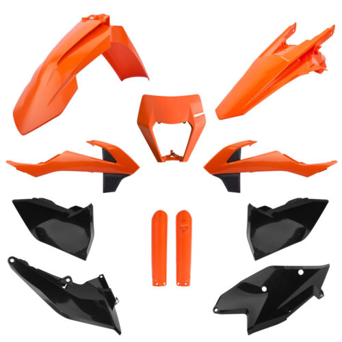 Polisport Plastic Kit KTM EXC/EXC-F/XCW/XCW-F '17-19 OEM Orange/Black