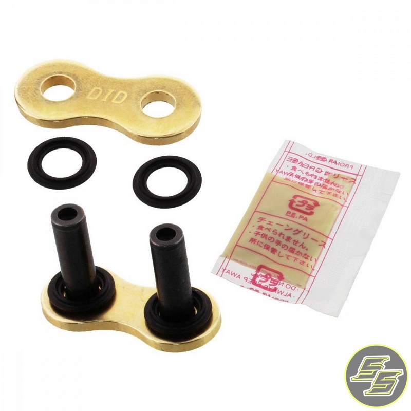 DID Chain Masterlink 520 ZVMX Rivet Type X-Ring Gold