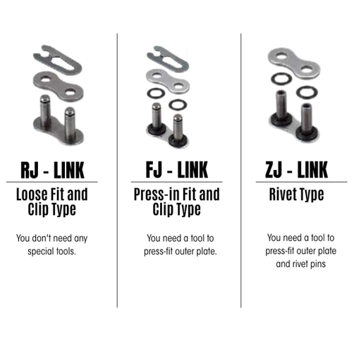 [DID-520ERT3GGRJ] DID Masterlink 520 ERT3 Std RJ Clip Gold