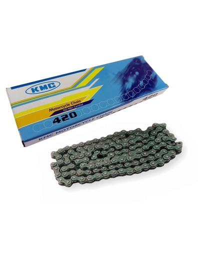 [KMC-CH-KMC420-120L] KMC Chain 420 120L Std Clip Natural