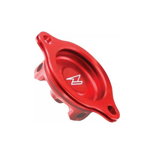[ZET-ZE90-1153] Zeta Oil Filter Cover KXF / RMZ250 '05 Red