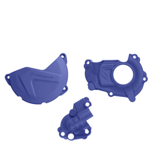 [POL-90948] Polisport Clutch & Ignition Cover Protector Kit Yamaha YZ|WR450F '18-21 Blue