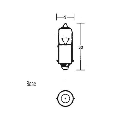 [EMG-48-63524] Emgo Globe 12V 20W BA9S Halogen