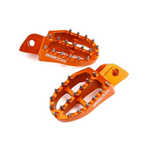 [ZET-93-1817] Zeta Alu Foot Pegs KTM|Husqvarna|GasGas Orange